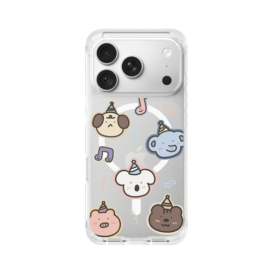 Lazy Monster Animal Party Stickers.
