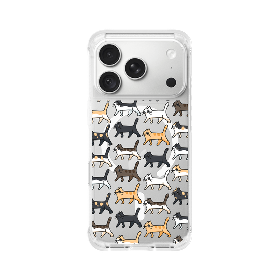 Diseño de gatos caminando
