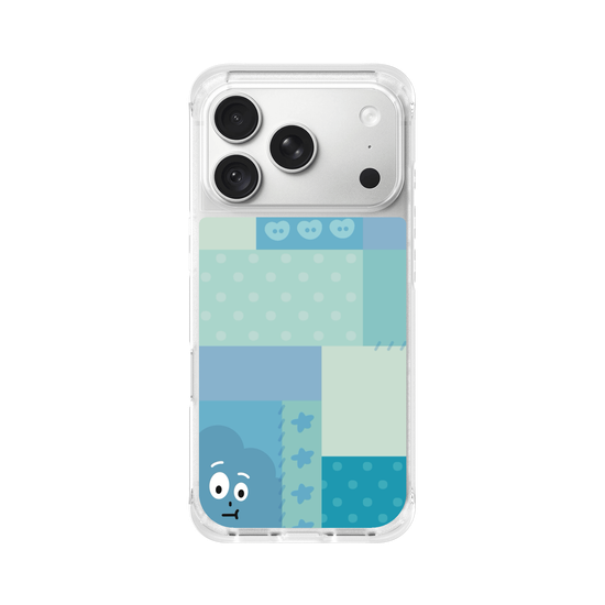 patchwork of little blue monster