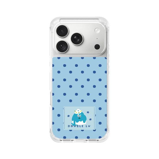 little blue monster dessert fabric labels