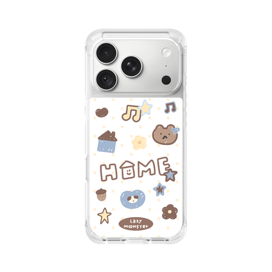 Lazy Monster Dot Sticker Phone Case 03.
