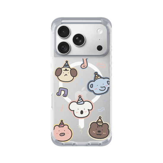 Lazy Monster Animal Party Stickers.