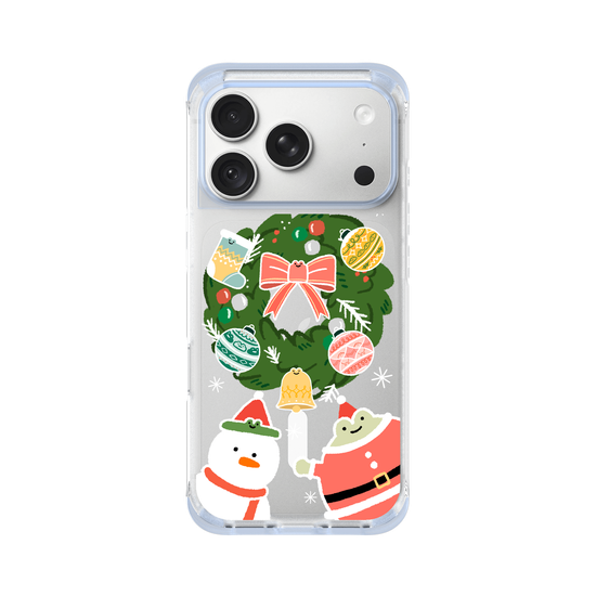 Happy Christmas with happy frog