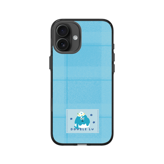 little blue monster dessert fabric labels