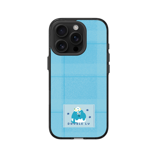little blue monster dessert fabric labels