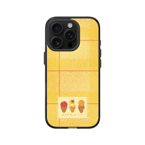 little yellow monster dessert fabric labels