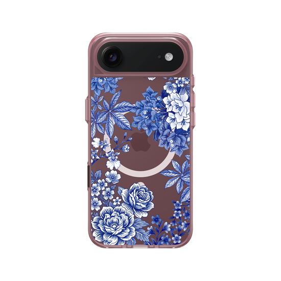 Taiwanese Floral Fabric · Blue & White