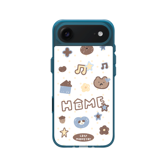 Lazy Monster Dot Sticker Phone Case 03.