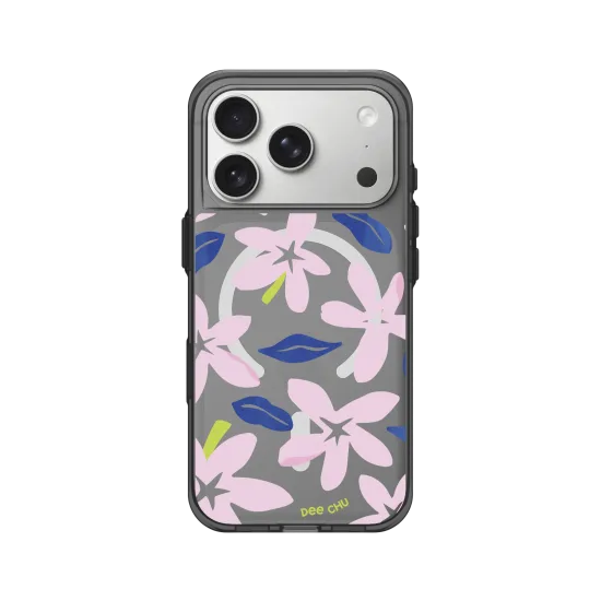Dee Chu | Cutout Flowers | Clear - iPhone 17 Pro | RHINOSHIELD