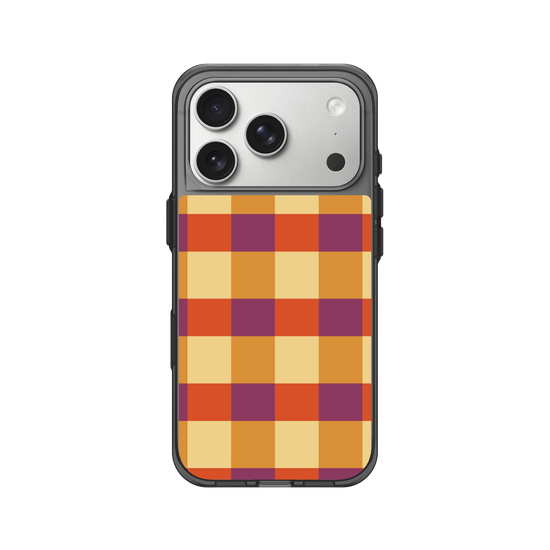 Orange gingham