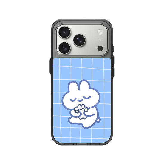 bunny and mini bunny - blue