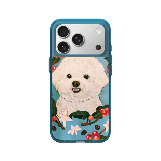 Bichon and Coffee bean