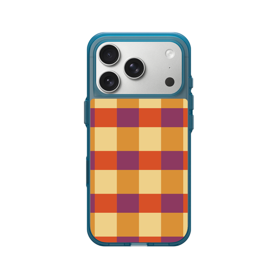 Orange gingham