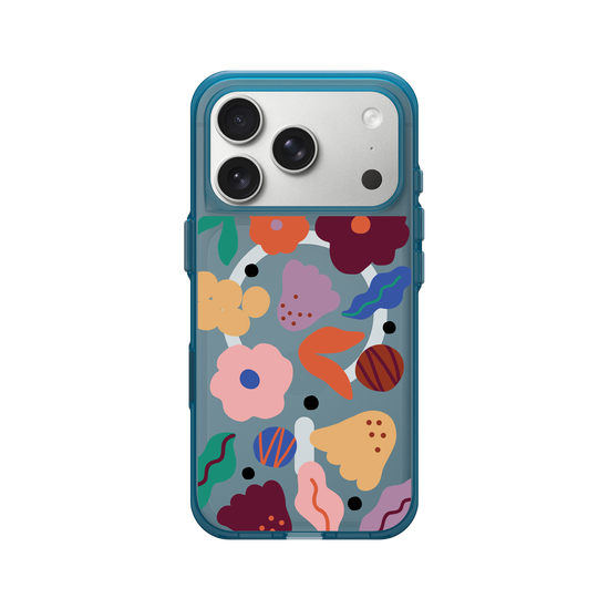 Big winter flowers design