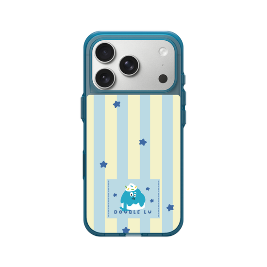 little blue monster dessert fabric labels