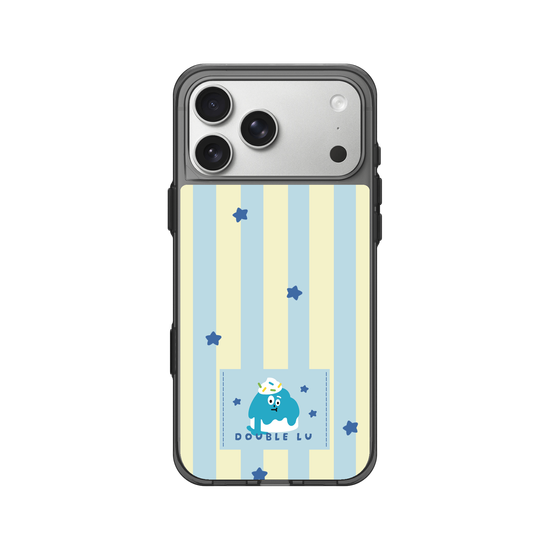 little blue monster dessert fabric labels