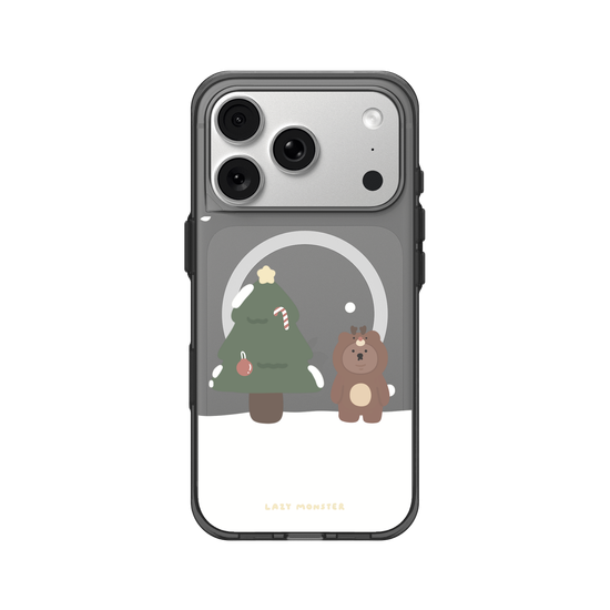 Lazy Monster Bear transforms into a reindeer.