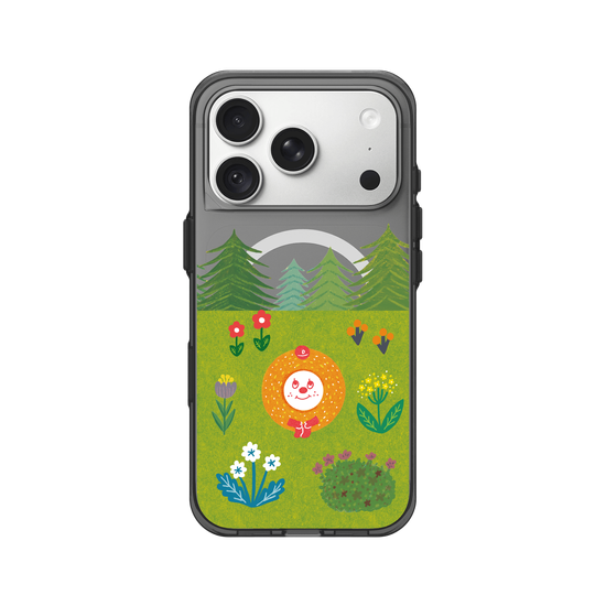 Doughnut in forest