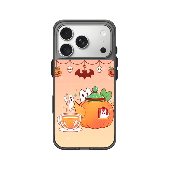 Cozy Halloween - pumpkin teapot