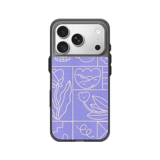 Abstract Spring- Purple