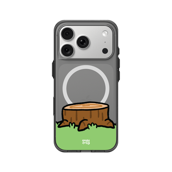 stacked on stump