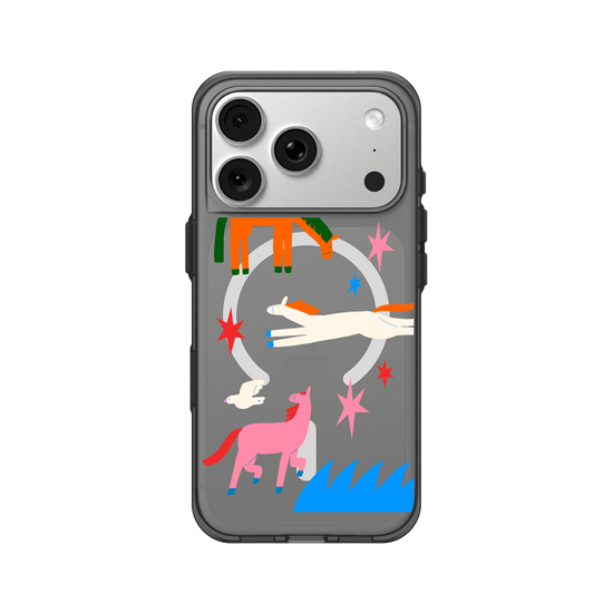 colorful horses