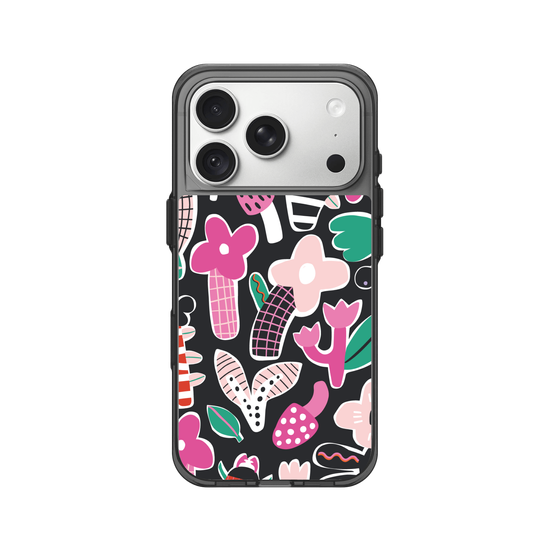 Dreamy florals pink and green