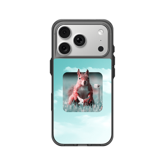 Squirrel Daily Life - Restroom - Sticker & Cloudy Sky