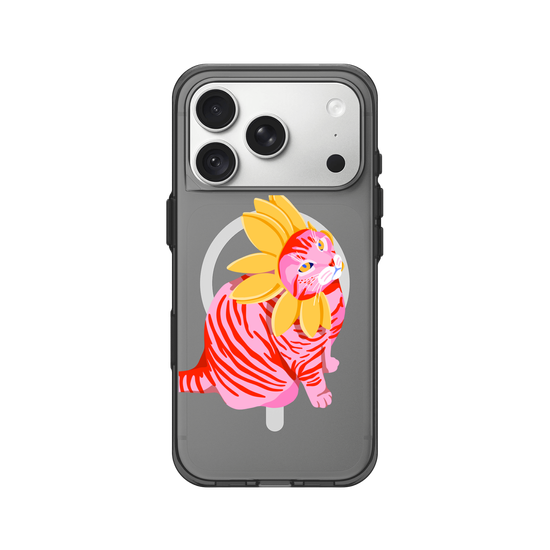 flower cat red and pink