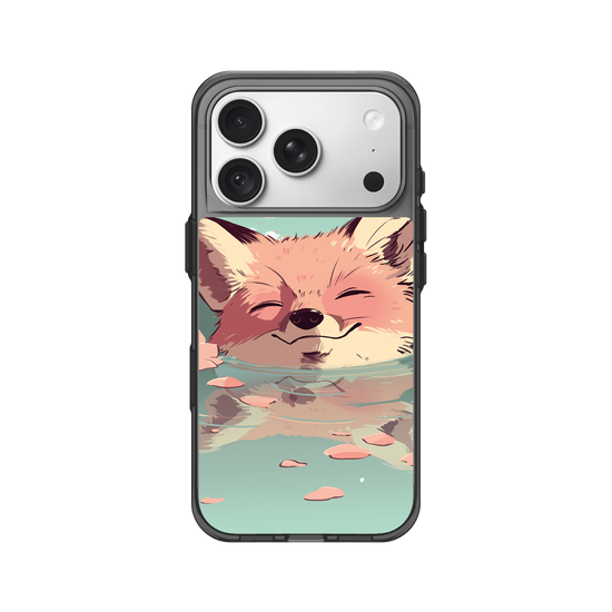 Fox swimming