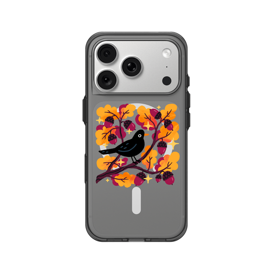 Blackbird and Acorns