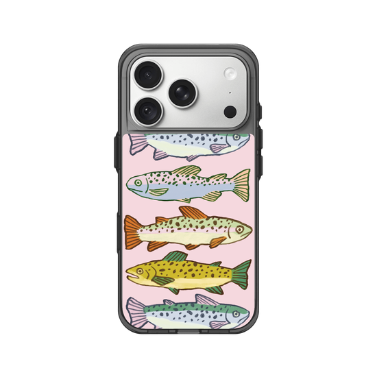 Süßer Fisch auf Pink – Verspielte Handyhülle für Fischliebhaber