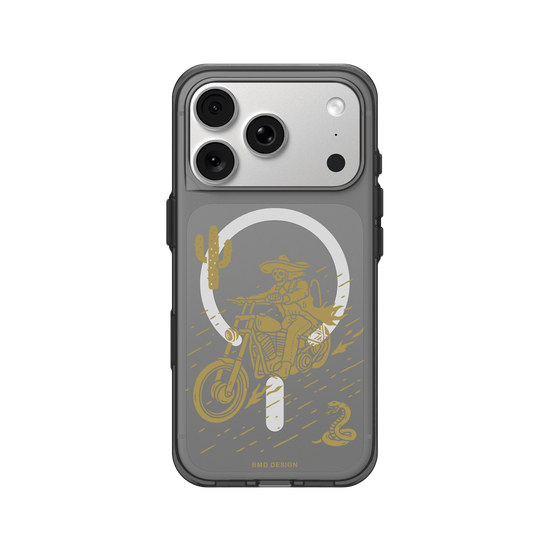 Desert Motorcycle Skull Rider