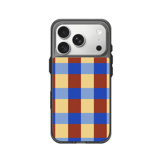 Blue & yellow gingham