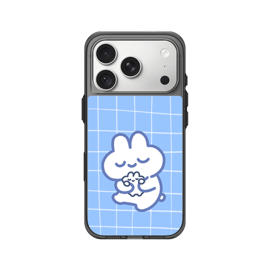 bunny and mini bunny - blue