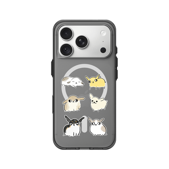 A layout incorporating Chihuahua-themed stickers.