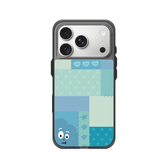 patchwork of little blue monster
