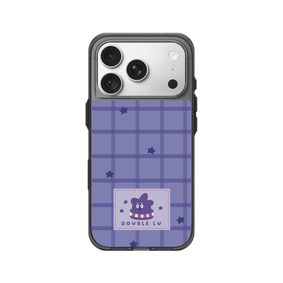 little purple monster dessert fabric labels