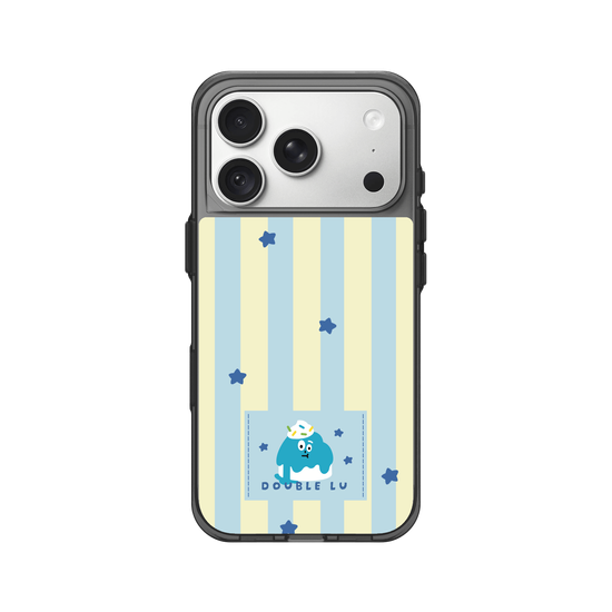 little blue monster dessert fabric labels