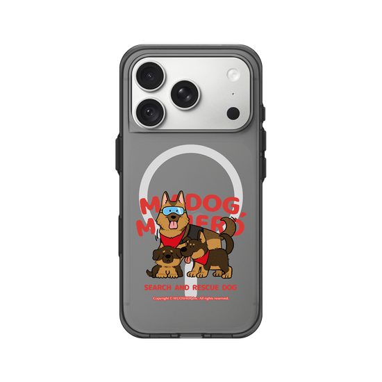 My dog, My hero-Search and Rescue Dog: German Shepherd(Clear)