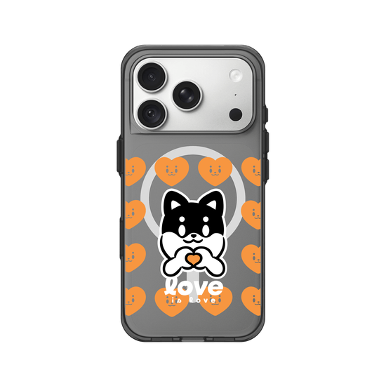 dou dou loves - orange heart
