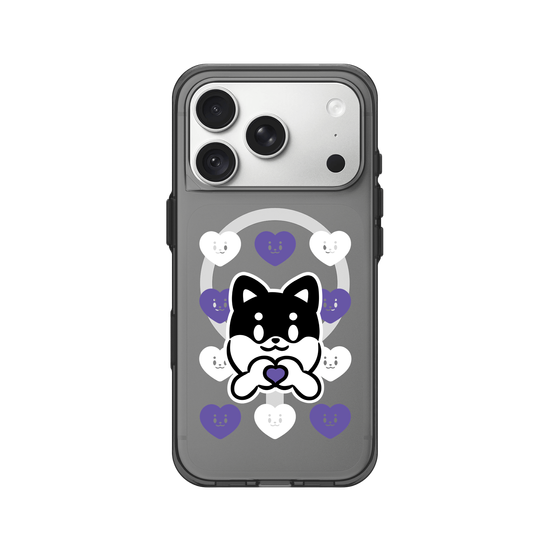 dou dou loves - purple heart