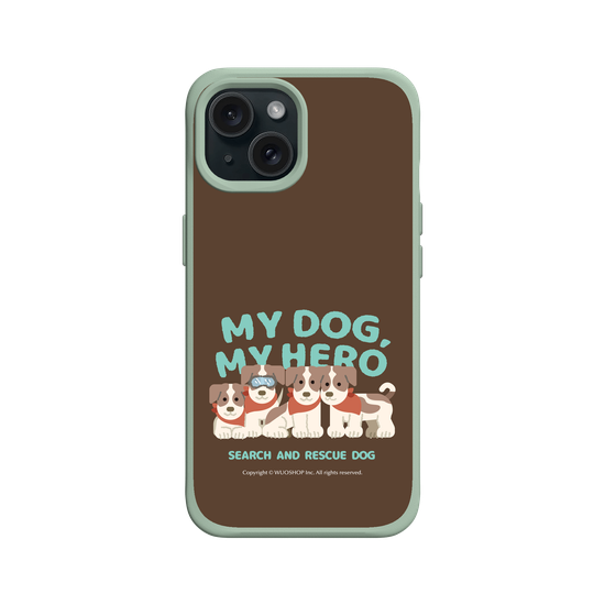 My dog, My hero-Search and Rescue Dog: Jack Russell Terrier(Color)