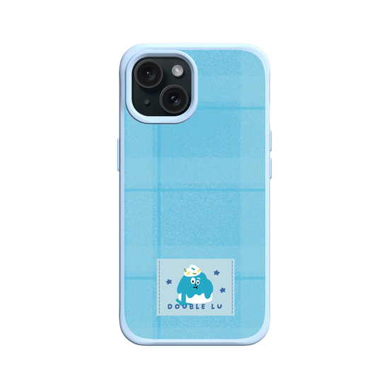 little blue monster dessert fabric labels