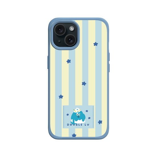 little blue monster dessert fabric labels