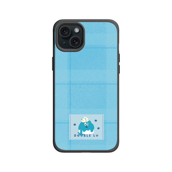 little blue monster dessert fabric labels
