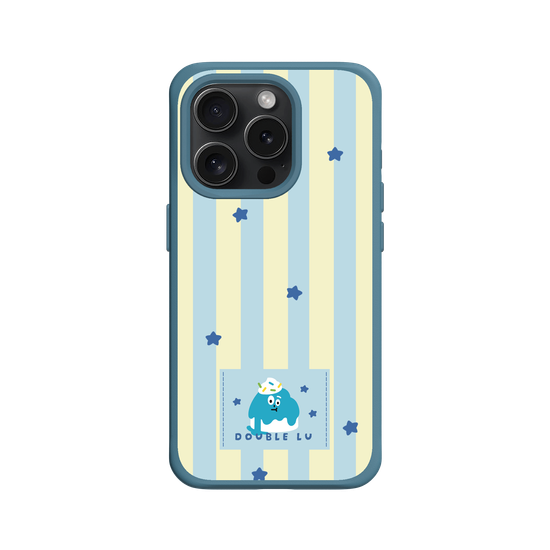 little blue monster dessert fabric labels