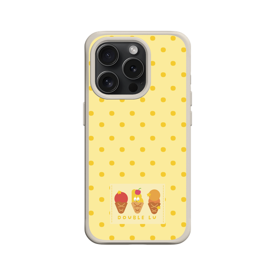 little yellow monster dessert fabric labels