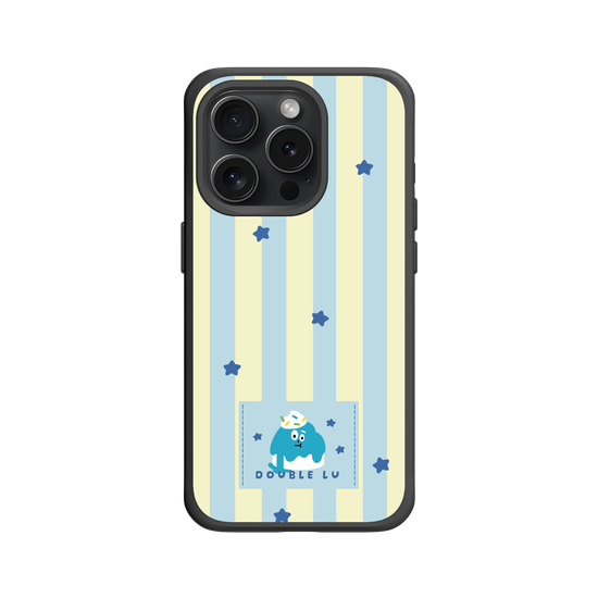 little blue monster dessert fabric labels