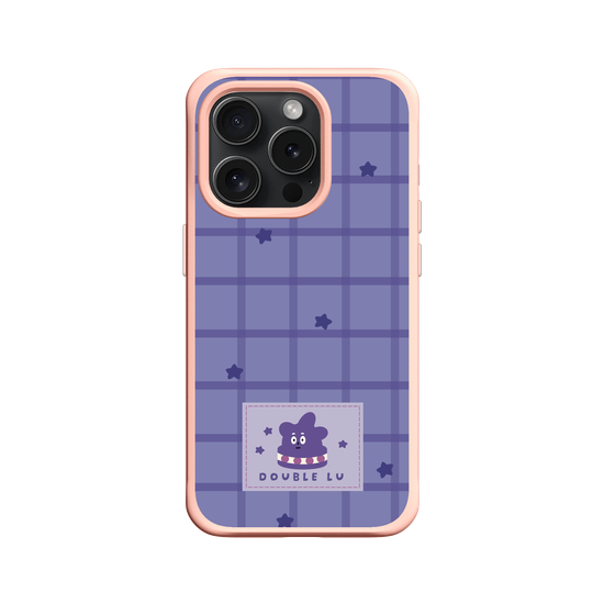 little purple monster dessert fabric labels